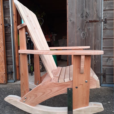 Grandpas Adirondack Rocker Plans Downloadable PDF Prints Full Size ...