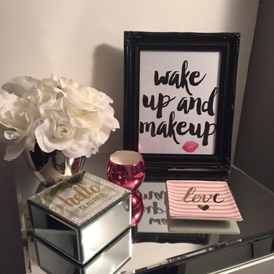 Wake up and Makeup Makeup Printable Makeup Art Makeup - Etsy