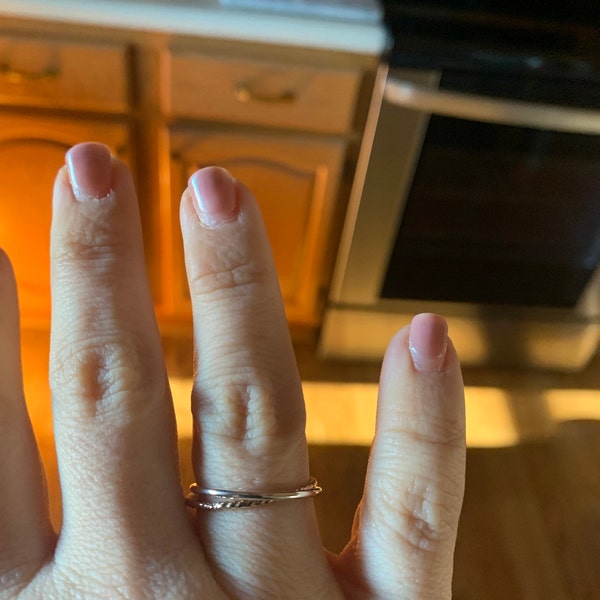 Simple Interlocking Rings,2 Interlocked Bands,stacking Rings,rolling ...