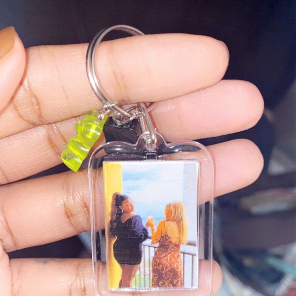 Personalized Photo Keychain - Etsy