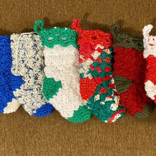 Mini Christmas Stocking Crochet PATTERN PDF - Advent Calendar Project ...