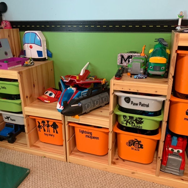 SVG Cut Files for Cricut and Silhouette Cameo: 40 Toy Organization, Toy ...