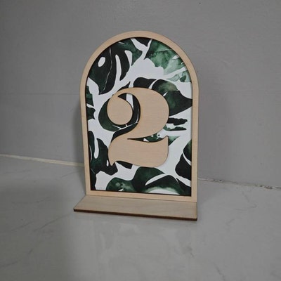 Custom Wedding Table Number Wedding Table Decor Wedding Rectangle Table ...