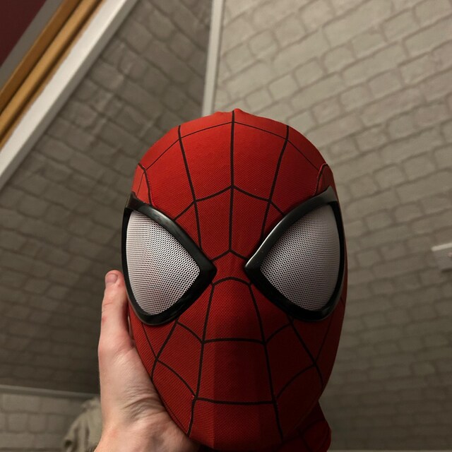 スパイダーマン2 レンズ付きマスク - コスプレ用フェイスシェル
