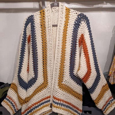 Crochet Cardigan PATTERN // Homeward Bound // Cozy Oversized Textured ...