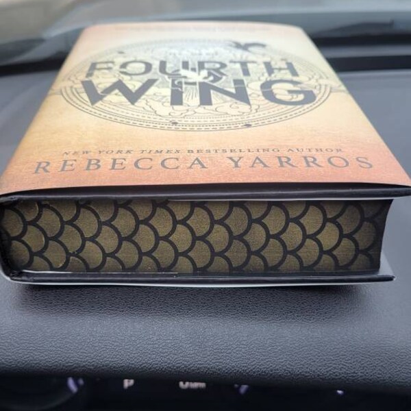 Fourth Wing Metallic Custom Sprayed Edges - Etsy