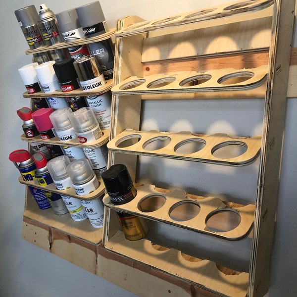 Rattle Can Rack Spray Paint Holder Downloadable Digital Files for Cnc ...