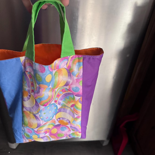 Mini Chunky Handle Tote Bag | PDF Sewing Pattern & Tutorial | Instant ...