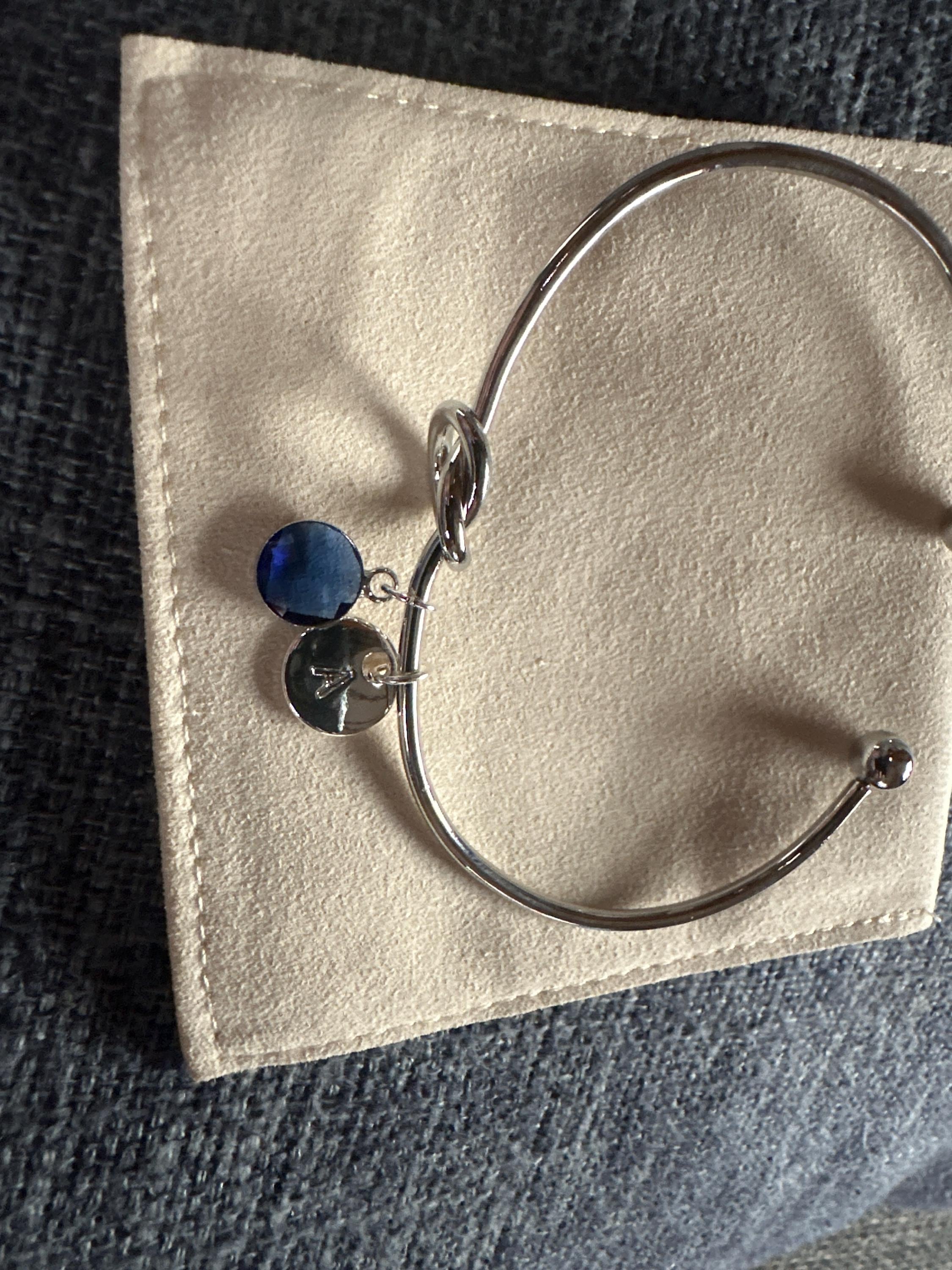 Silver Knot Bracelet Gift For Her, Personalised Christmas Gifts, Best Friend Gift, Maid of Honour Gifts, Sister Birthday Gift