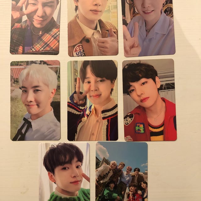Bts Memories 2021 Blu Ray Photocard - Etsy