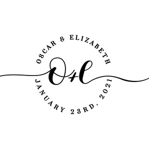 Custom Wedding Logo Wedding Monogram Wedding Initials | Etsy