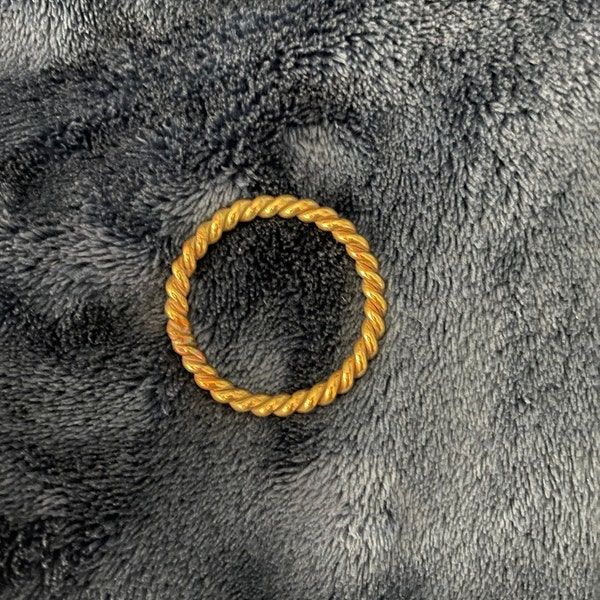 1/4 Earth Resonance Cubit Copper Tensor Ring #10 Gauge - Etsy