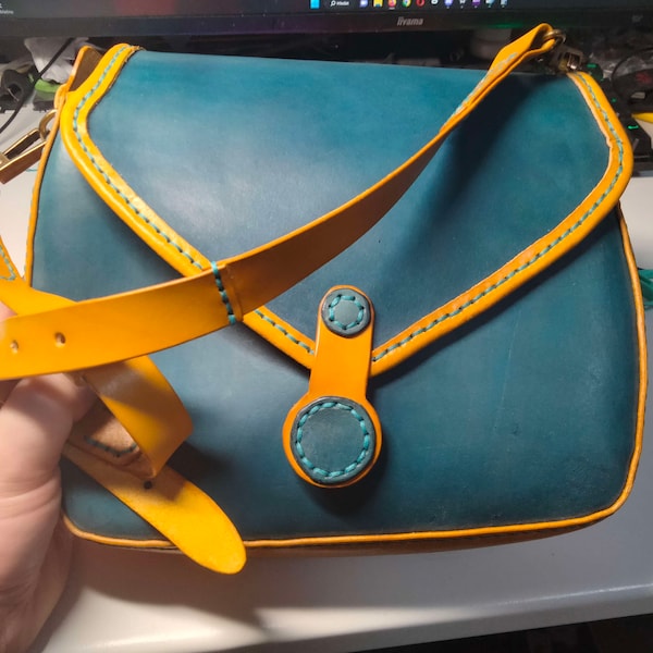 Saddle Bag Leather Pattern PDF- Handbag Digital Template - Etsy