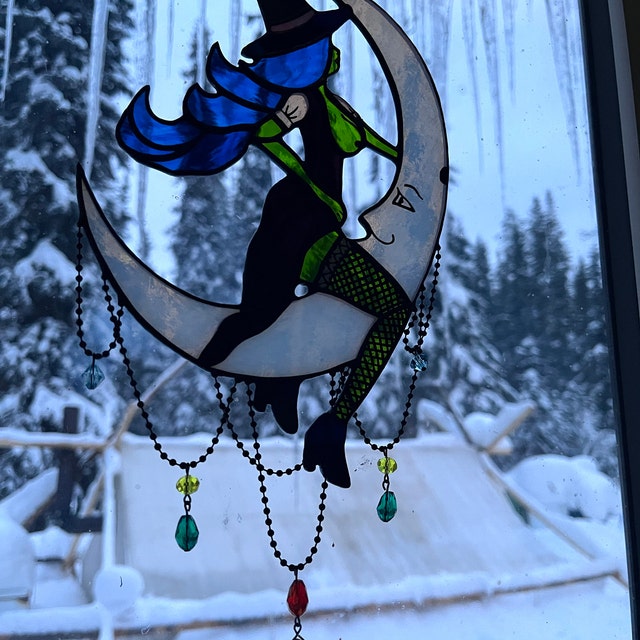 HOTIYOK Apollo Solar Moon Stained Acrylic Window Hanging Panels