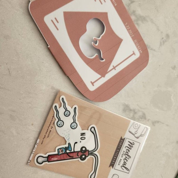 OB/GYN Pun Stickers | Pediatrician, Gynecologist, Obstetrician | Water ...