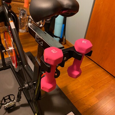 sunny spin bike weight holder
