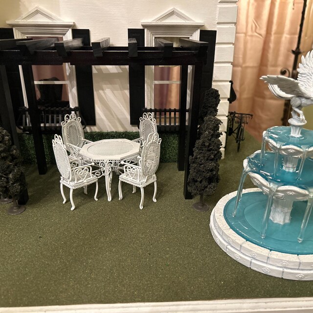 ドイツ製ミニョネットスタンド付き Vintage !990s Miniature Dollhouse Decor Replica German Bodo