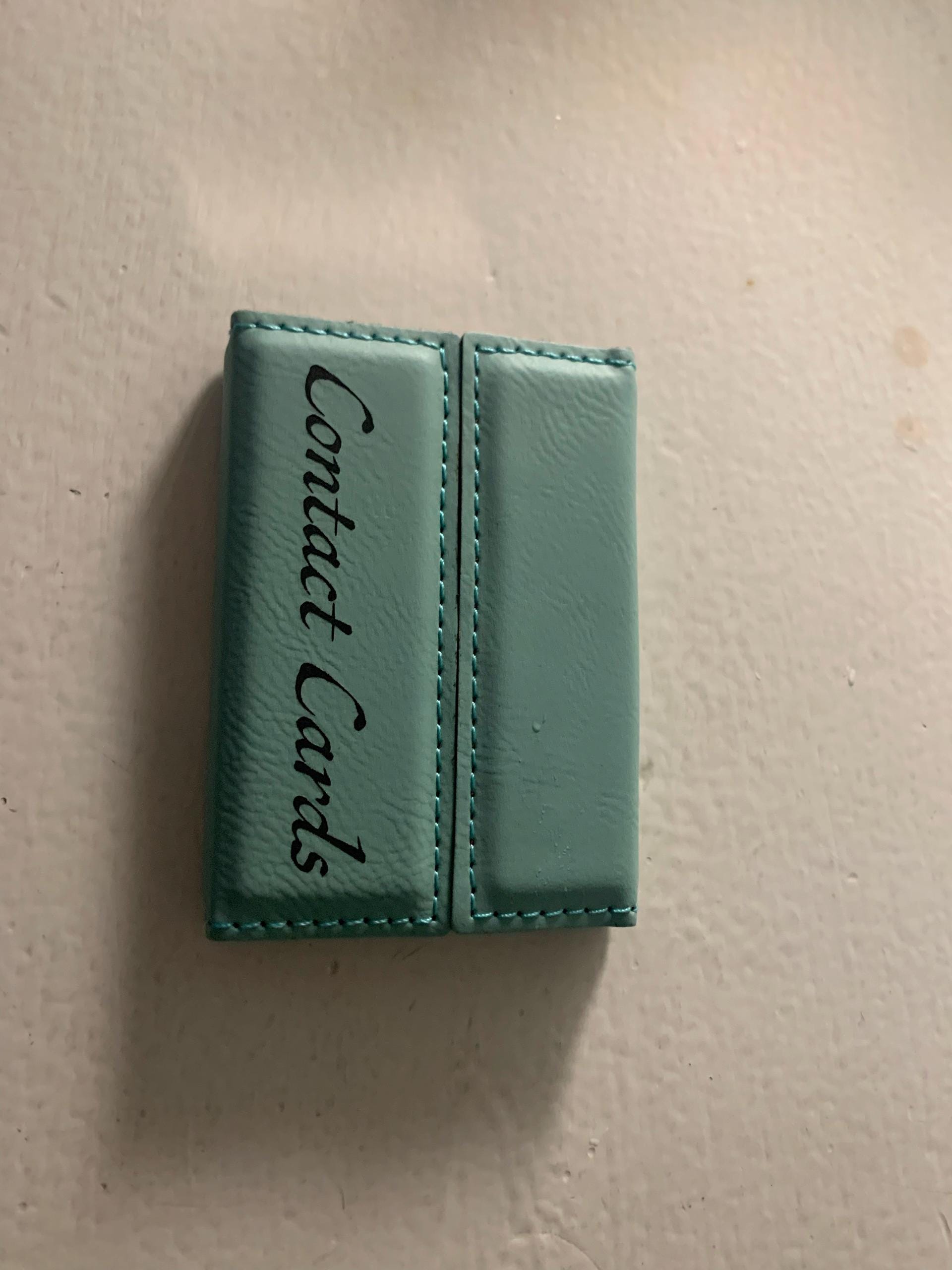 Personalized Business Card Case, Leather Business Card Holder, Engraved Leather with Name, Corporate Gift, Businessman Gift, Office Gift