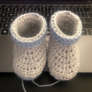 wooly wonders crochet baby booties pattern