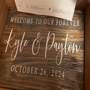 Payton added a photo of their purchase