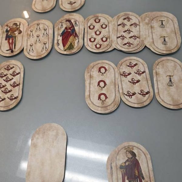 The Cloisters, Historically Accurate Size Flemish Hunting Card Set ...