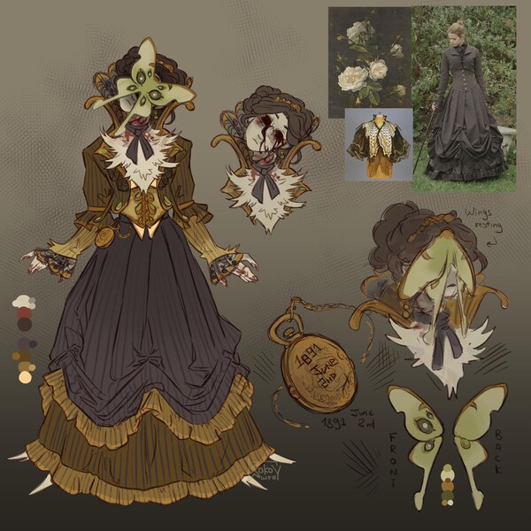 FULL REF SHEET // Custom Character Design Reference Sheet Commission ...
