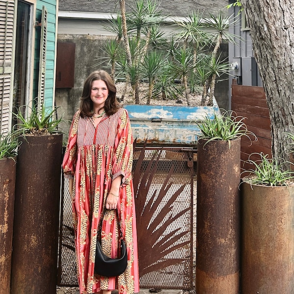 Brown Stretchy Cheetah Tiger Print Dress main image 0