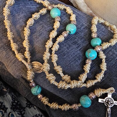 PREPARE Knotted Rosary Rope Rosary twine Rosary Cord Rosary First ...