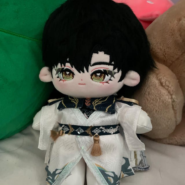 Love and Deepspace Zayne 20cm/8in Plush Doll With Cascading Clouds