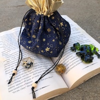Dice and Drawstring Bag (dnd Dice Bag) PDF Sewing Pattern; RPG Dice Bag ...