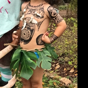 コスプレ用のカスタムマウイモアナタトゥー - Etsy 日本
