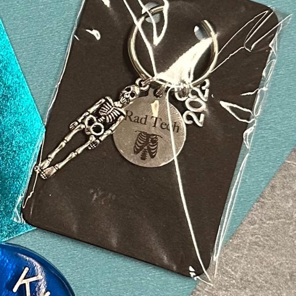 Rad Tech Graduation Gift, 2025, X-ray Tech Keychain, Radiology, Xray ...