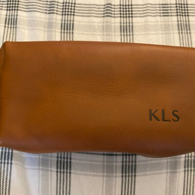 SHIPS Next DAY XL Leather Toiletry Bag Personalized Gift for - Etsy