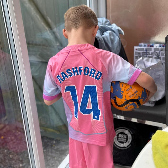 Barcelona Pink Edition Kids Set, Kids Football Kit , Barca Kids