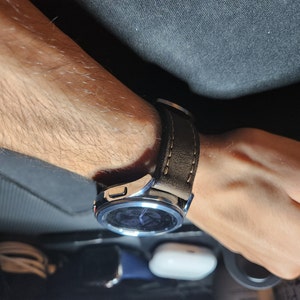 銀ラバー Galaxy Watch 6 Classic 43mm メタルケース