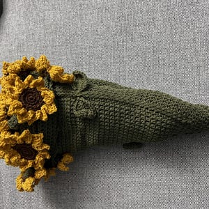 ひまわりブーケブランケット™ マルチサイズガイド ~ かぎ針編み PDF