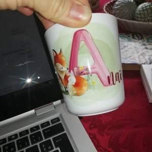 Personalized Children S Plastic Cup Fox And His Friends Etsy Denmark