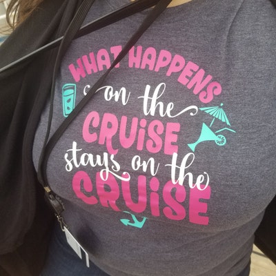 What Happens on the Cruise-stays on the Cruise Svg, Vacation Svg, Funny ...