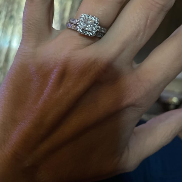 8mm Black Titanium Wedding Band Ring, Brushed Center Beveled Edges Comfort Fit E - Foto 7