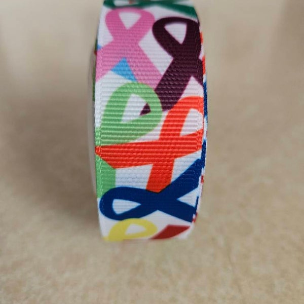 Large Multi Awareness Ribbons - 7/8