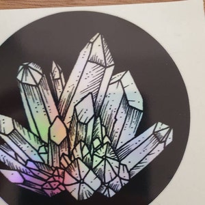 Big 10 Cm Holo Vinyl Sticker wolf Holographic | Etsy