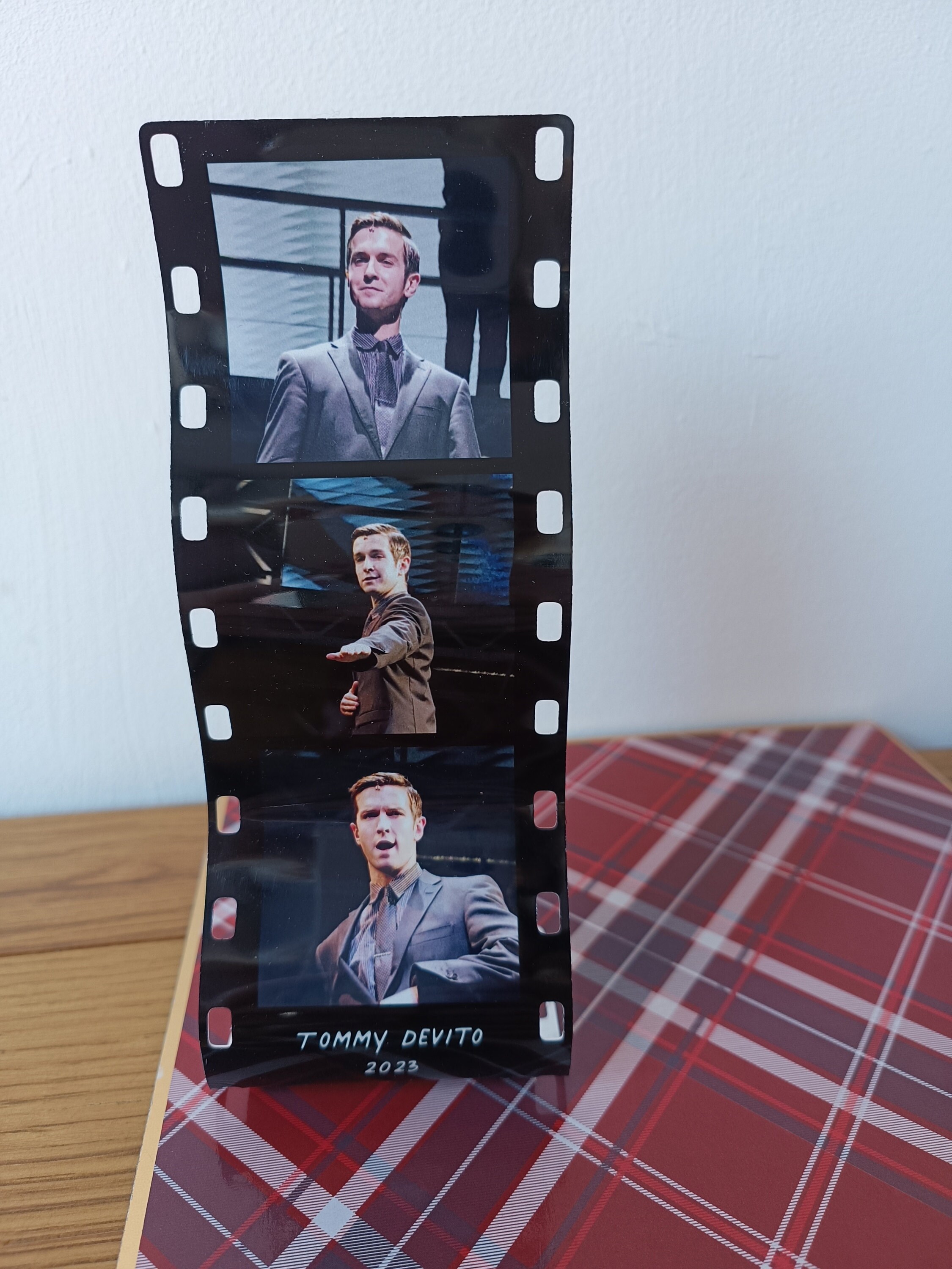 Personalised Mini Metal Photo Reel Print | Three Photos Printed on Metal Film Reel Frame