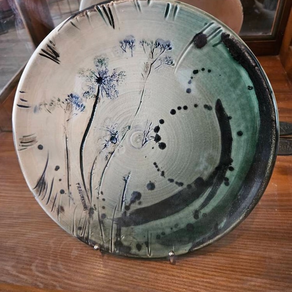 Unique Dinnerware Plates, Ceramic Dinner Plate, Rustic Breakfast Plate ...