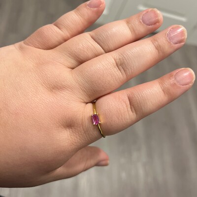 Aurora Raw Quartz Statement Ring