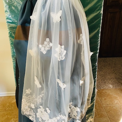 Black Long Veil 3.5 Meters Sequins Lace Wedding Veil Tulle Cathedral Veil Bridal Accessories Veils