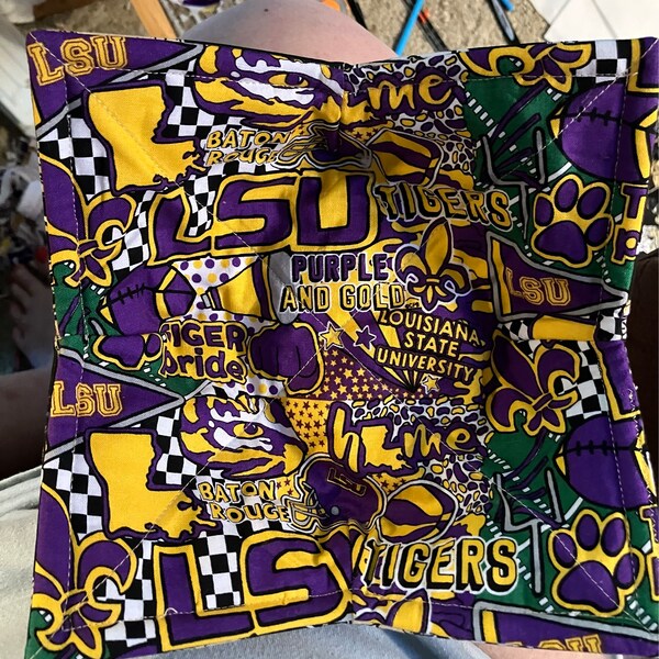 NCAA Louisiana State University LSU Tigers Purple & Gold College Logo ...