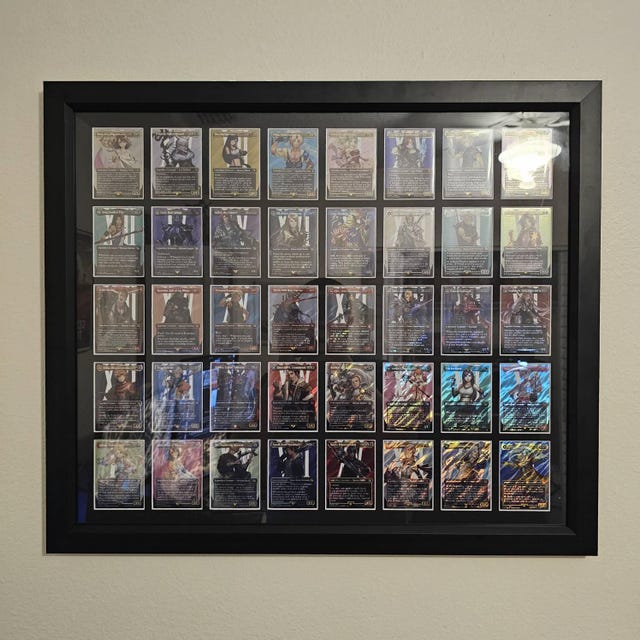 FROM TOP EXHIBITION フレーム付きカード 40 Trading Card Frame | Pokemon, MTG, Yu-gi-oh!, Sports | UV