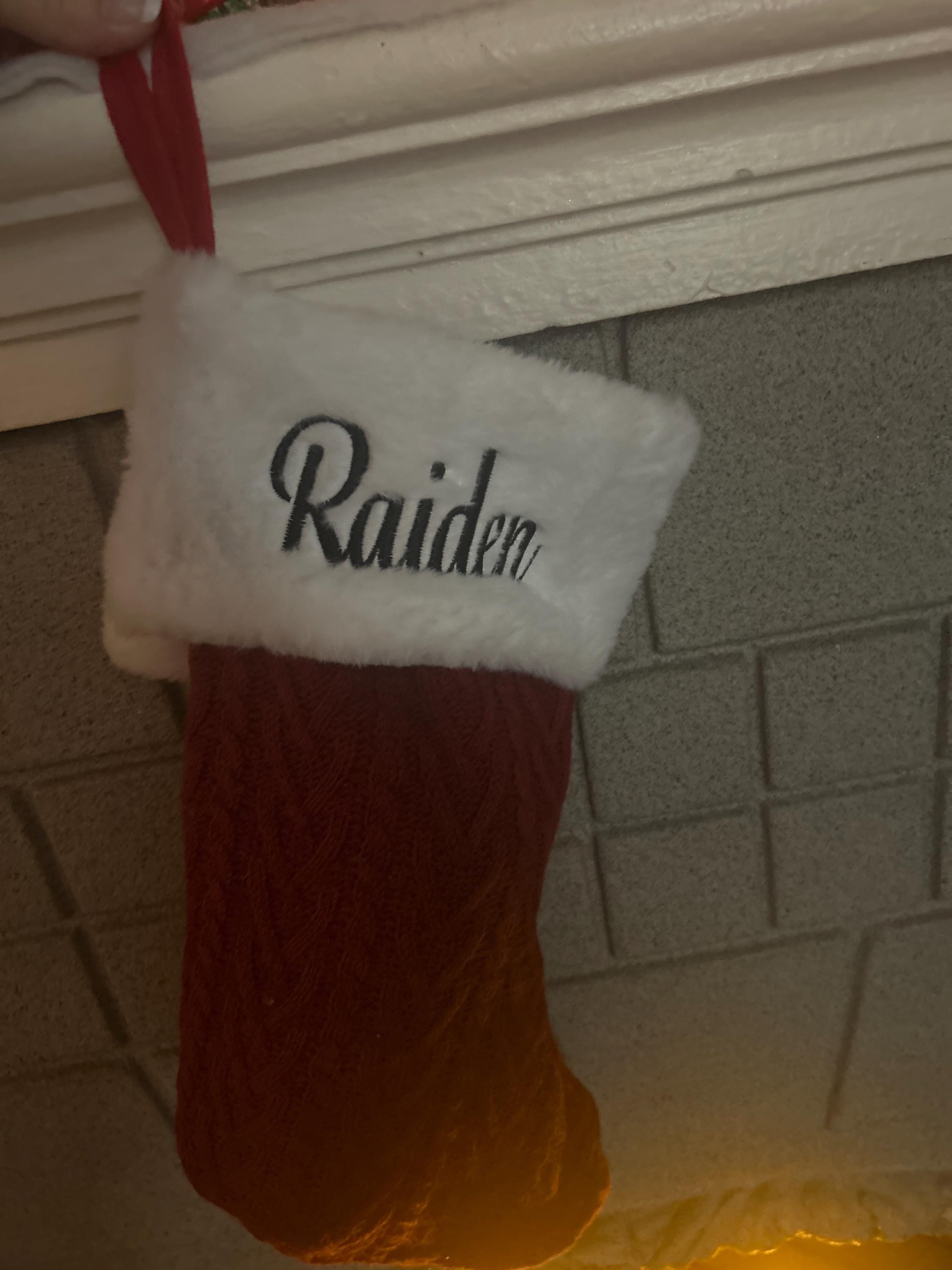 2025 Embroidered Christmas Stocking, Custom Christmas Stockings with pom pom, Holiday Gift, Xmas Stocking with Name, Christmas Decoration