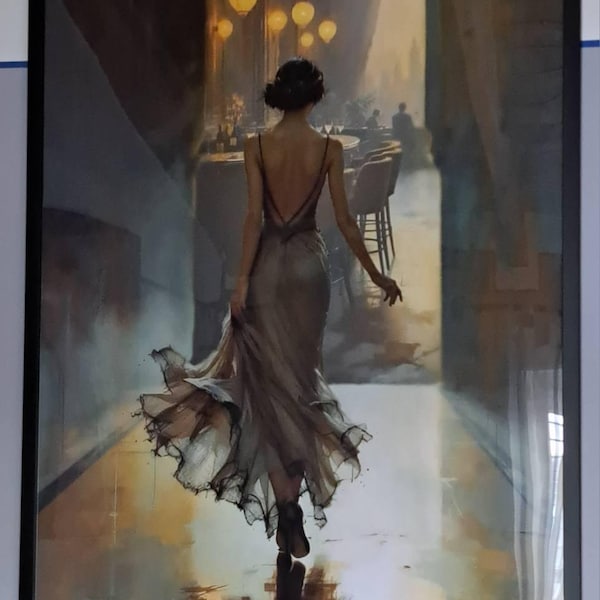 1920s Speakeasy Gatsby Flapper Art Deco Print - Prohibition Wall Decor ...