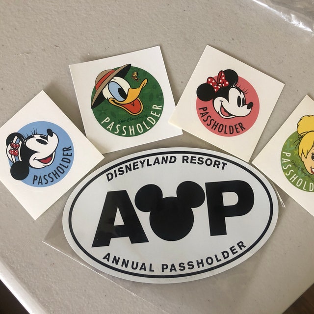 Disneyland Resort Annual Pass Holder Car Magnet or Sticker (copy